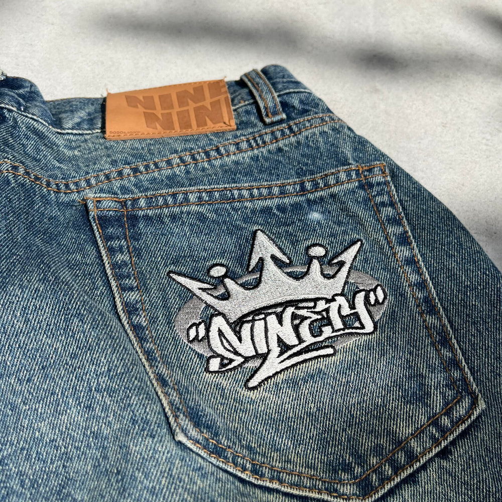 King Logo Vintage Like Denim – YZ
