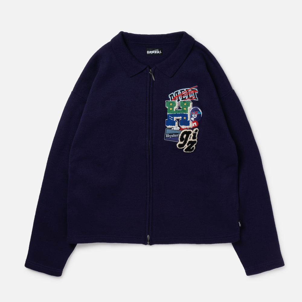 HYSTERIC GLAMOUR genzai Zip Knit – YZ
