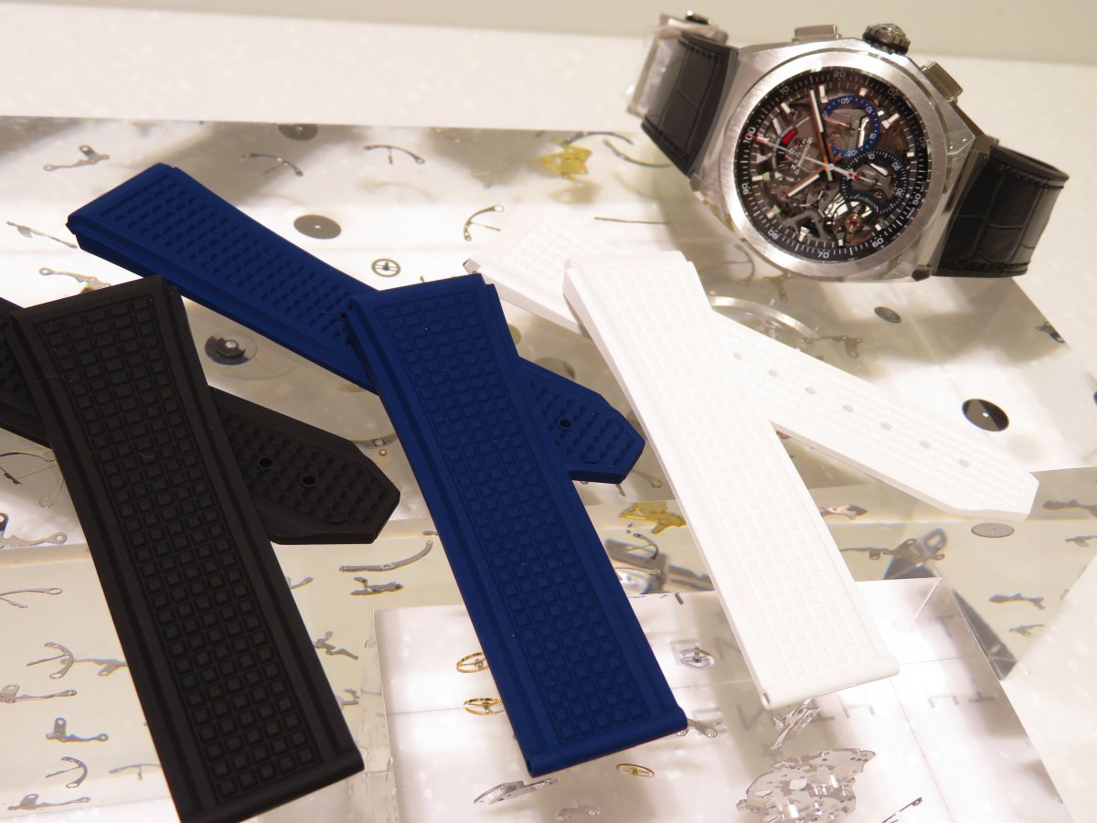 クロノマスター、デファイ エル・プリメロ21用ラバーストラップが再