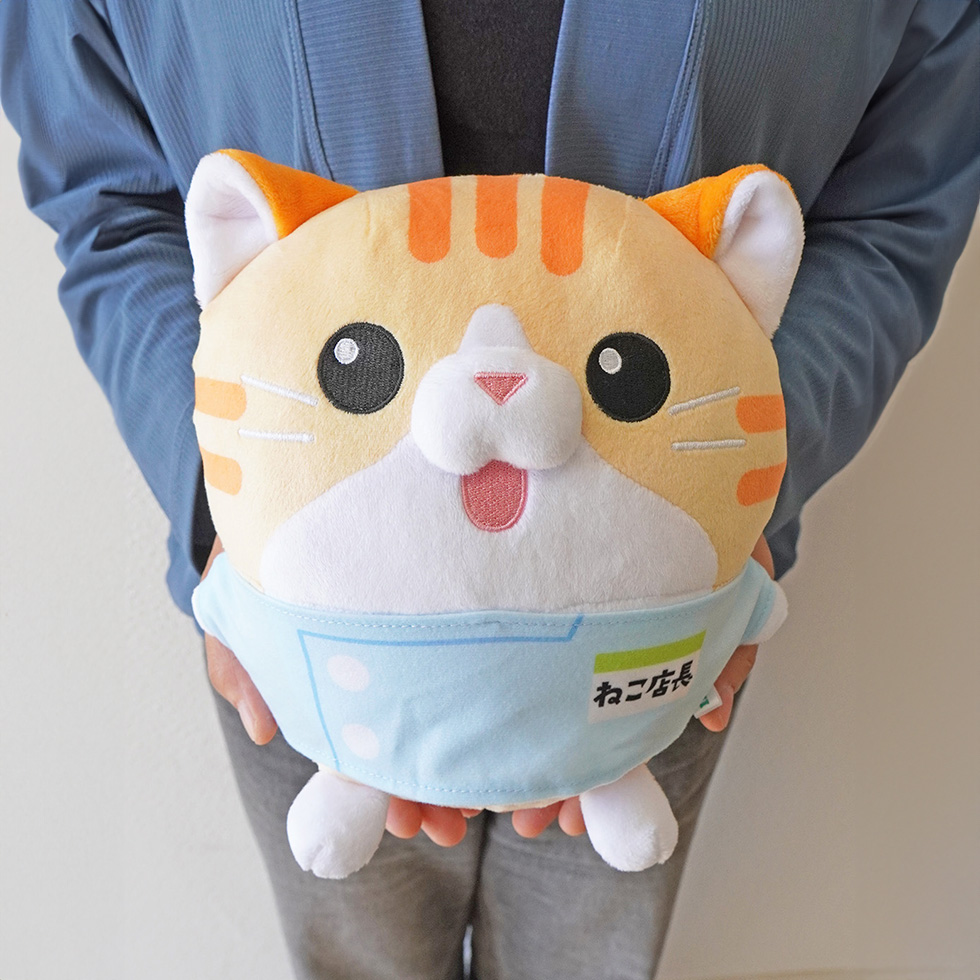 ねこ店長 20cmぬいぐるみ | ぬいぐるみ | ブログ | オリジナルグッズ