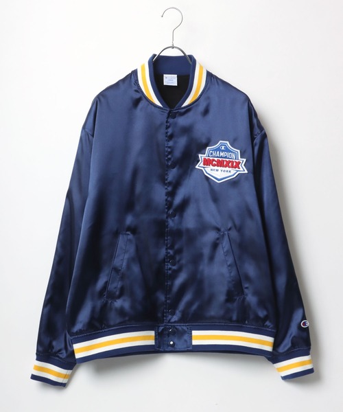 Champion（チャンピオン） スタジャン SNAP JACKET ワッペンブルゾン