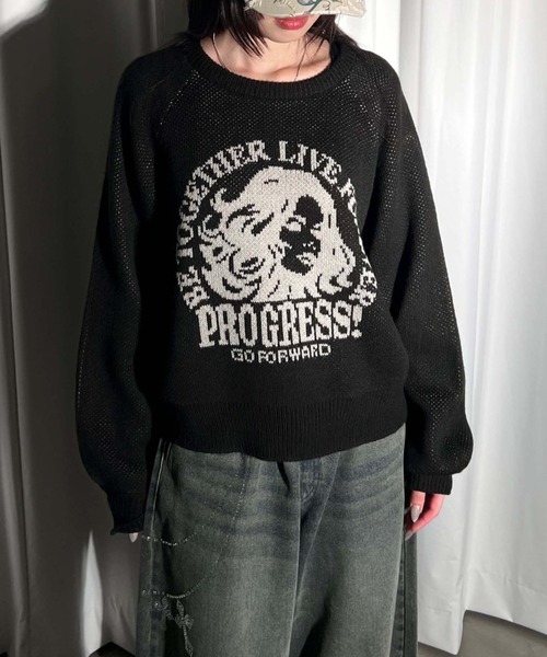 sedacle girl（セダクルガール） ニット セーター サイドライン