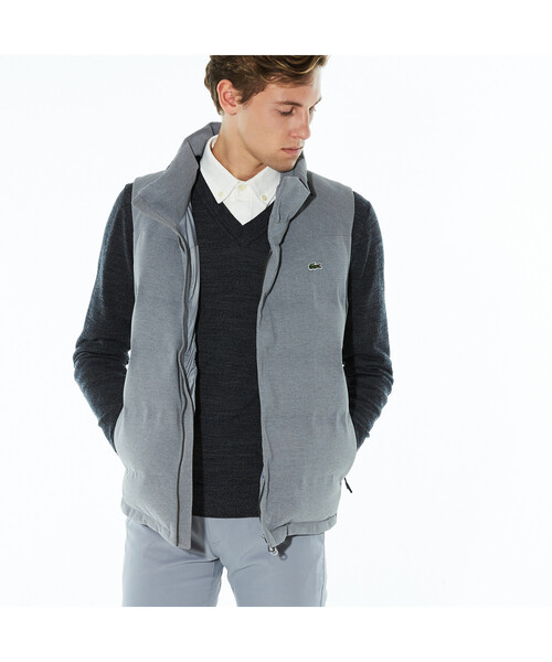 LACOSTE（ラコステ） ダウンベスト ベスト ピケダウンベスト メンズ