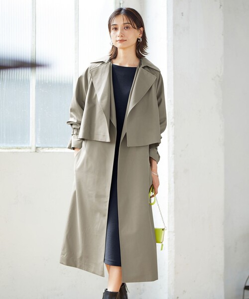 ICB（アイシービー） コート アウター T/Cシャンブレーツイル 3WAY