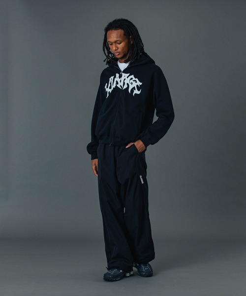XLARGE（エクストラ ラージ） パーカー DISTORTED LOGO ZIP UP HOODED