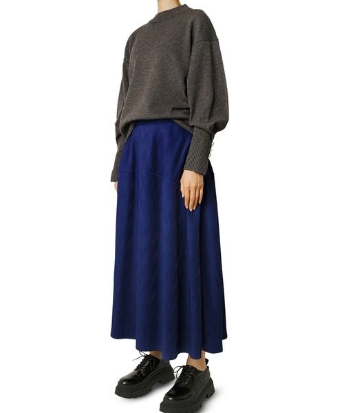LE CIEL BLEU（ルシェルブルー） スカート ウェーブプリーツスカート