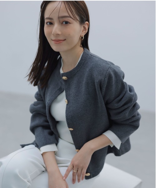 anuans（アニュアンス） ジャケット ノーカラージャケット 「ZOZO限定