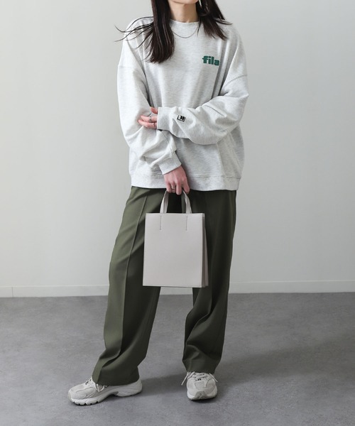 FILA（フィラ） トレーナー スウェット ビッグシルエット ドロップ