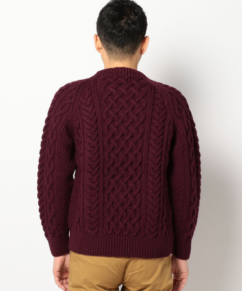 SHIPS（シップス） セーター ニット INVERALLAN: 「1A」 ウール クルー