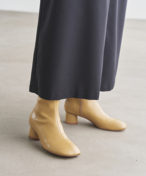LE TALON（ル タロン） ブーツ 「追加」4.5cmオブリークショートブーツ