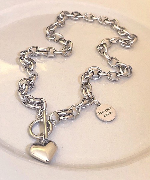 non-hedge（ノンヘッジ） ネックレス ハートモチーフチェーン