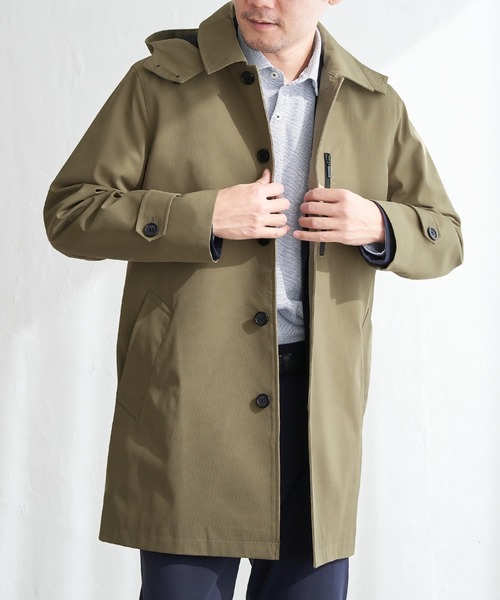 IKKA LOUNGE ステンカラーコート コート 「雑誌MonoMax4月号掲載」撥水