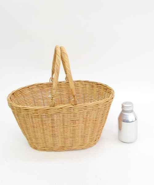 ラタンハウス かごバッグ カゴバッグ ラタンバスケット 持ち手可動式