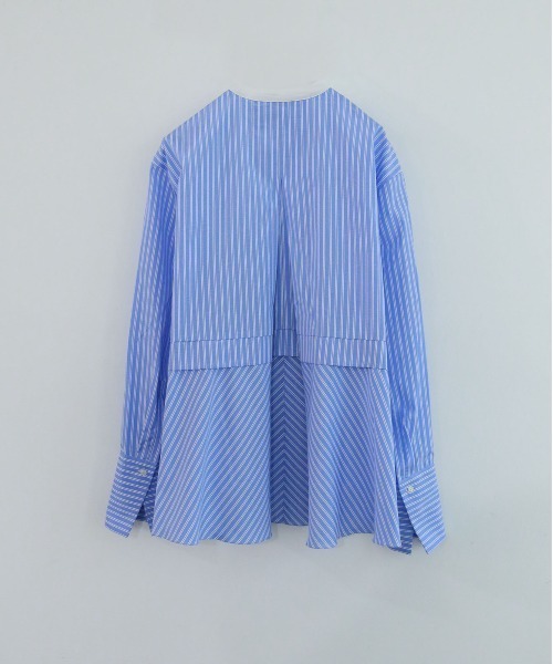 Marilyn Moon（マリリンムーン） タックフリルフレアシャツ レディース