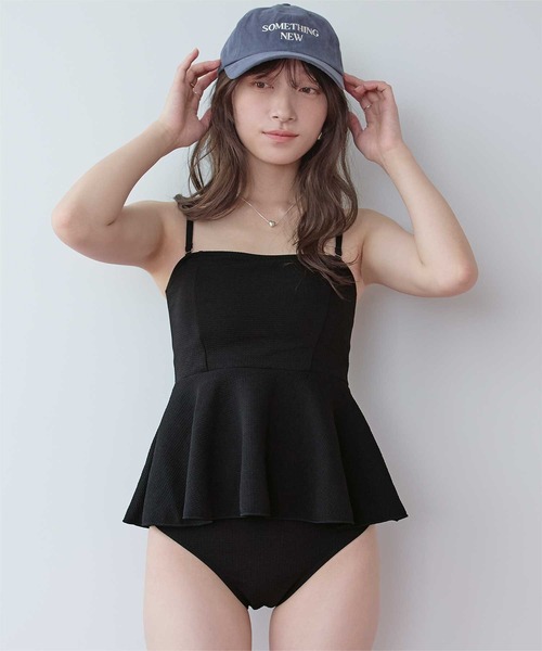 SEA DRESS（シードレス） 水着 ペプラムフレアビスチェビキニ/水着