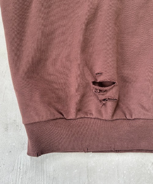 AIC. トレーナー スウェット ダメージ加工オーバーサイズスウェット