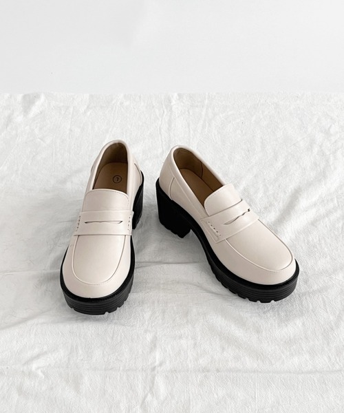 Shoes in Closet（シュークロ） ローファー 軽量厚底 タンクソール