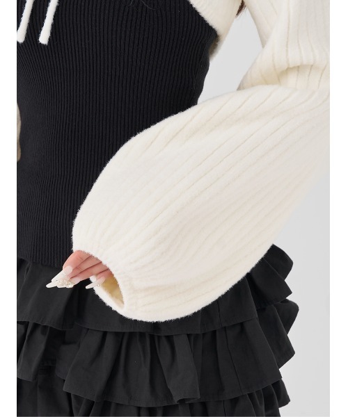 Darich（ダーリッチ） ワンピース ティアードフリルミニワンピース