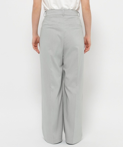 LEPSIM（レプシィム） スラックス パンツ フロントタックスラックス