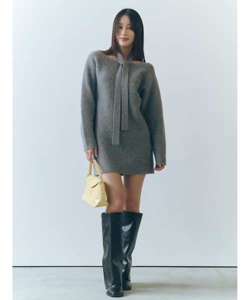 FRAY I.D（フレイ・アイディー） ワンピース フォックスウールミニ