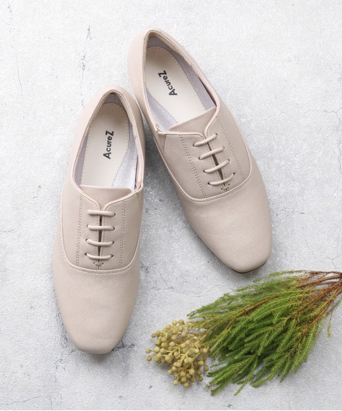 AcureZ（アキュアーズ） シューズ レースアップシューズ 3E／2cmヒール