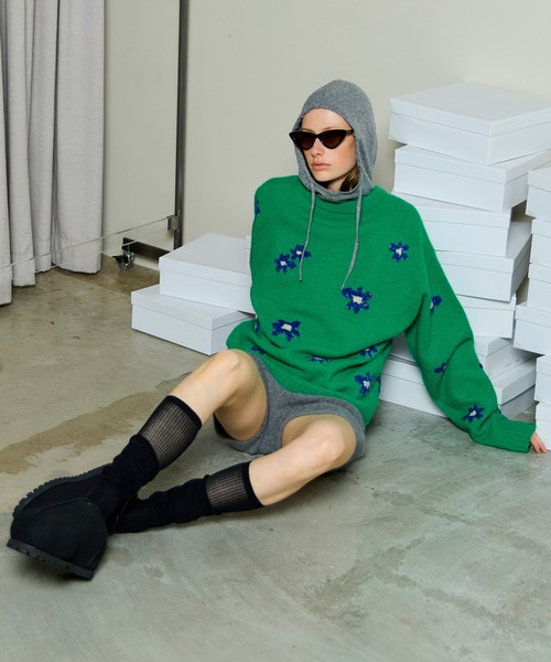 MAISON SPECIAL（メゾンスペシャル） ニット セーター Many Flower