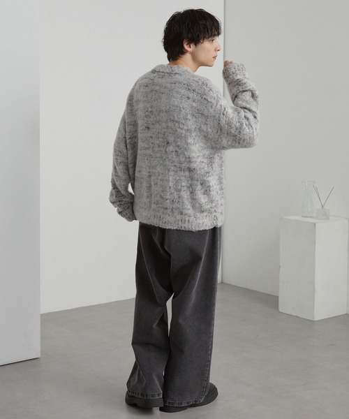 MONO-MART（モノマート） カーディガン ミックスカラー オーバーサイズ