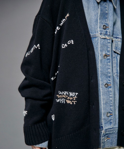 MAISON SPECIAL（メゾンスペシャル） カーディガン Life Word