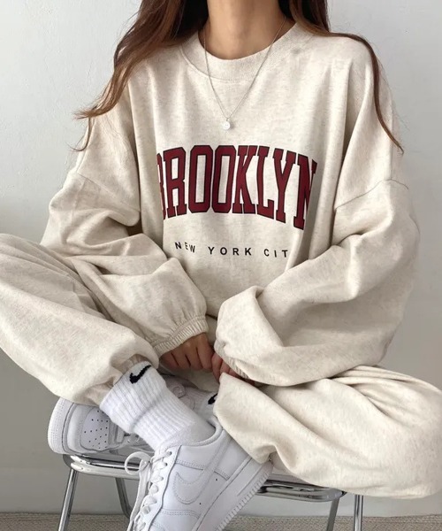 NEW GENTLEMAN トレーナー スウェット 「2点SET」BROOKLYN