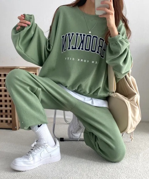 NEW GENTLEMAN トレーナー スウェット 「2点SET」BROOKLYN