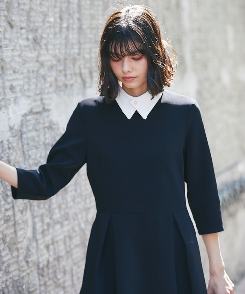 SMILE ORCHID（スマイルオーキッド） セットアップ 付け襟つきロング丈