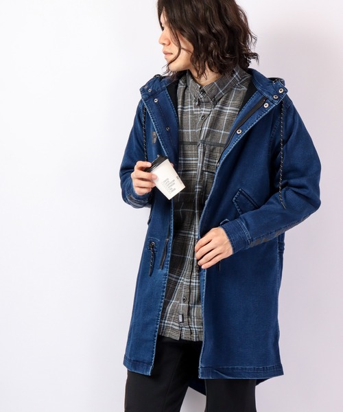 FLASH PACKER（フラッシュパッカー） モッズコート コート 裏フリース