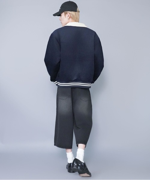 SPINNS（スピンズ） ブルゾン アウター 短丈コーデュロイスタジャン/襟