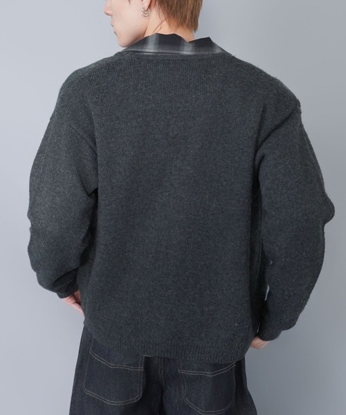 SPINNS（スピンズ） カーディガン 短丈モヘアニットカーディガン