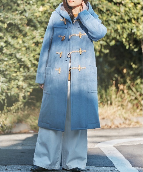 ダッフルコート コート W/Peメルトン ダッフルコート レディース