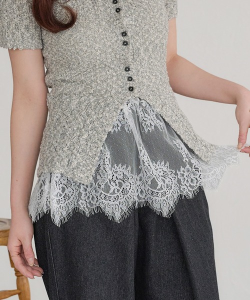 raffime（ラフィミー） キャミソール カップ付きレースキャミソール