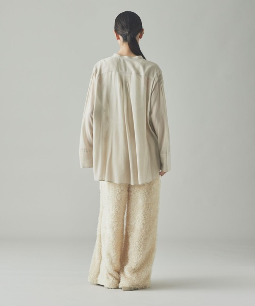 Curensology（カレンソロジー） ブラウス シャツ /ウールミックス