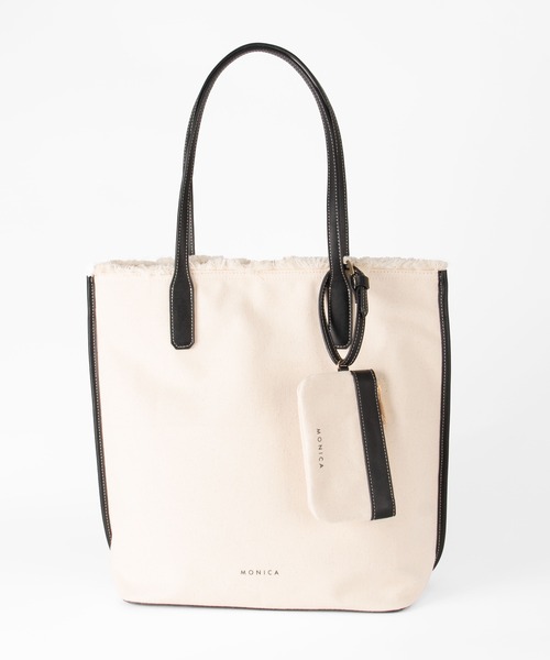 MONICA（モニカ） トートバッグ A4フリンジキャンバストート