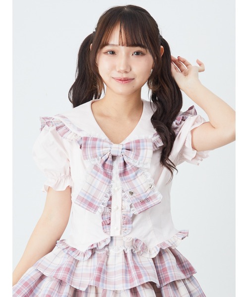 Ank Rouge（アンクルージュ） ブラウス シャツ 安全ピンセーラー