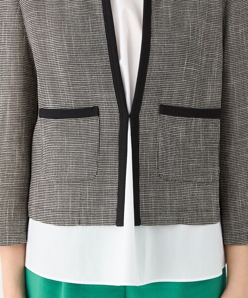 Ballsey（ボールジィ） ジャケット ノーカラージャケット カラミ ノー