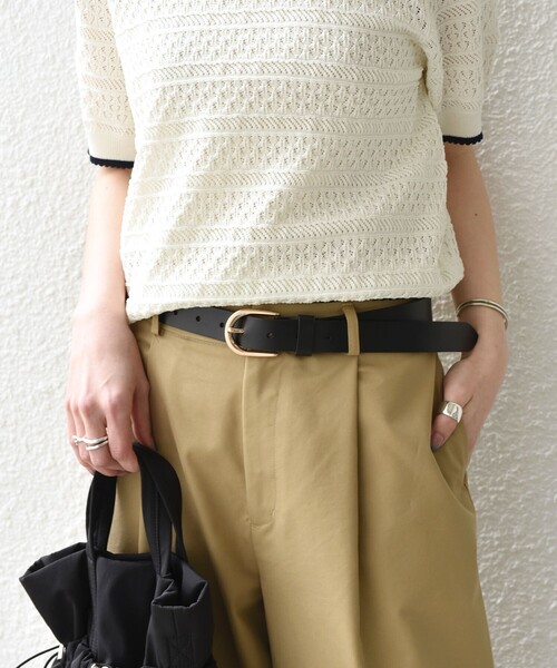 JOSE MOON（ジョゼムーン） ベルト D BELT with PEARL/ディーベルト