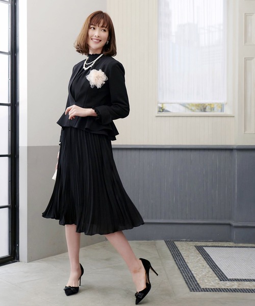 RUIRUE BOUTIQUE（ルイルエブティック） セットアップ ペプラム