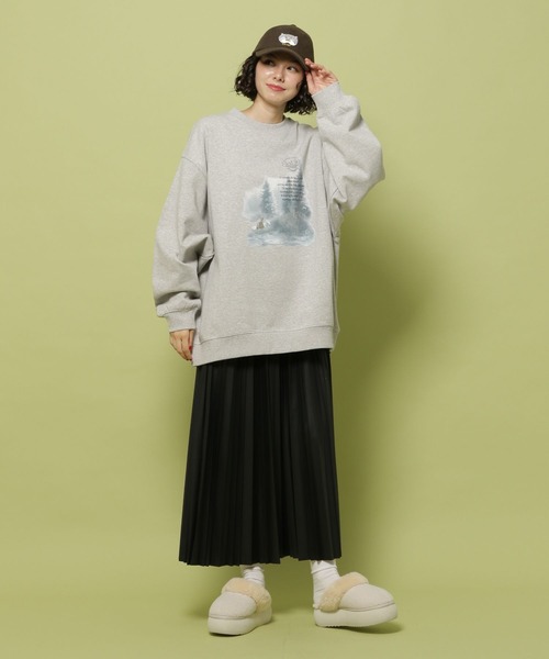 niko and…（ニコアンド） スウェットカットソー FREE グレー