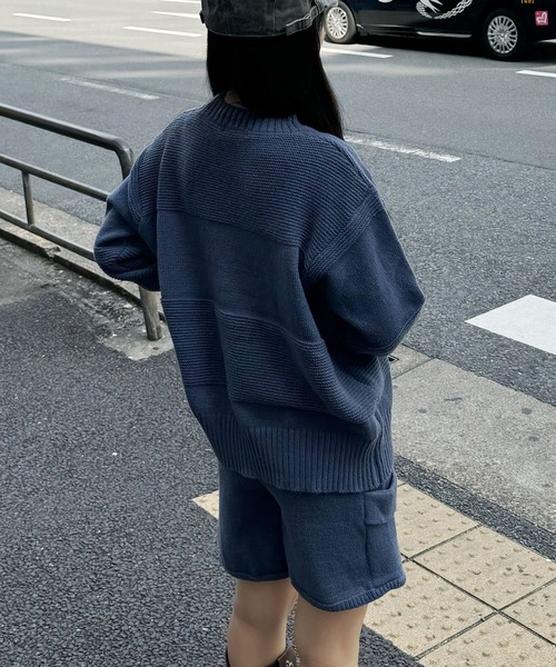 madrepadre セットアップ オーバーサイズニットショートパンツ