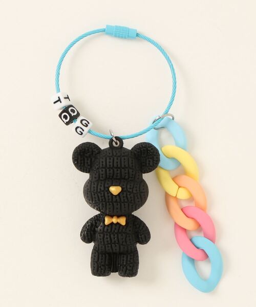 TONE（トネ） キーホルダー 「Beauty bell」くまワイヤーキーホルダー