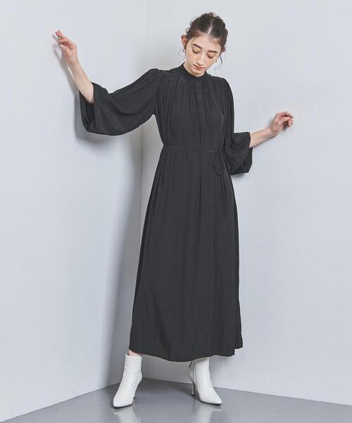 UNITED ARROWS（ユナイテッドアローズ） ワンピース ギャザー ロング