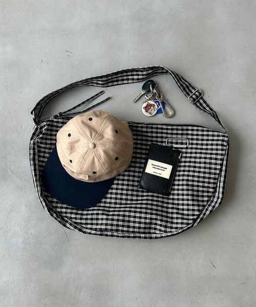 UNDERSTATEMENTs ショルダーバッグ 「ユニセックス」チェック柄