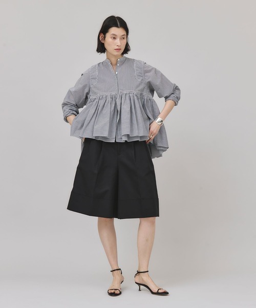 Curensology（カレンソロジー） ブラウス シャツ /ストライプ