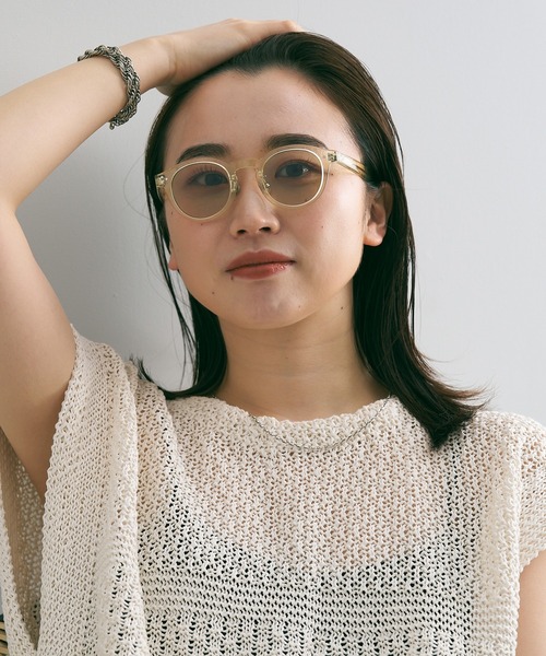 Zoff（ゾフ） サングラス 「Web限定」ボストン型 サングラス｜黒縁