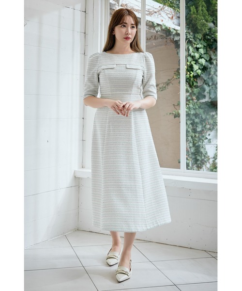 Her lip to ワンピース Charlotte Tweed Dress : ZOZOTOWN Yahoo!店